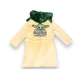 GR2 babyGap Star Wars™ Little Rebel Robe Fleece Soft Bathrobe 2T Baby Yoda - Picture 1 of 5