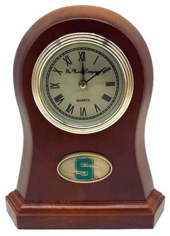 Michigan State Spartans Wood Clock by The Memory Company-New Cover