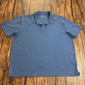 D.Stewart x Orvis Men's Polo Shirt, Blue Size XXL, Short Sleeve, Stretch - Picture 1 of 8