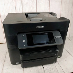 Epson WorkForce Pro WF-4740 All-In-One Inkjet Printer - Black (C11CF75201) WORKS - Picture 1 of 6