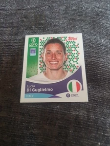 💥Topps UEFA Womens Euro 2025 Schweiz Sticker #147 Lucia di guglielmo Italien - Bild 1 von 2