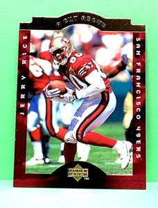 Jerry Rice 1996 upper deck a cut above die cut insert card - Imagen 1 de 1