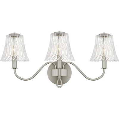 Lámpara de tocador de baño de níquel cepillado de la colección McKinney Foto 1 de 4