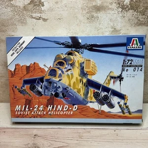 ITALERI MIL-24 HIND-D SOVIET ATTACK HELICOPTER #014, 1:72 SCALE KIT - Picture 1 of 3