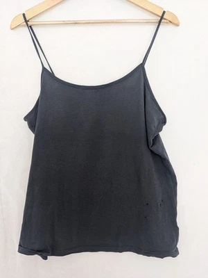 Primark Stretch Cami Top Ladies Yellow Size 16 Strappy Party Summer - Image 1 of 4