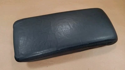 Acura CL 1997 1998 1999 consola central delantera reposabrazos tapa cubierta cuero negro OEM Foto 1 de 4