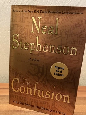 The Confusion Signed First Edition By Neal Stephenson Hardcover - Image 1 of 4