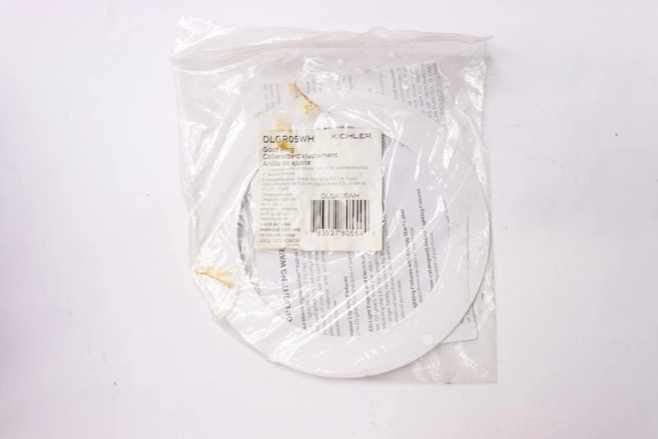 Anillo de goof universal directo al techo Kichler 4,3" DLGR05WH Foto 1 de 1