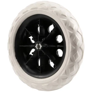 (R) Noir & Noyau Plastique Mousse Roues Chariot Roulant Sous Roue 8521 - Photo 1/4