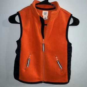 Gap Vest Orange/Blue, Size 4 Polyester, Slightly Used - Picture 1 of 7