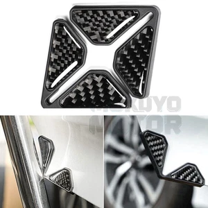 2x Black Anti-Scratch Car Door Corner Guard Cover Sticker Protector Accessories - Picture 1 of 12