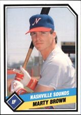 1989 Nashville Sounds CMC #14 Marty Brown