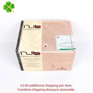 Nub Connecticut 354 Scatola vuota per sigari in legno 5,75" x 4,5" x 3,75" - Foto 1 di 11