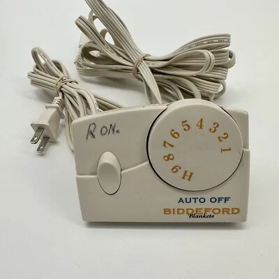 Biddeford TC11BA Electric Heating Blanket Controller 4-Prong Cream TESTED - Image 1 of 4