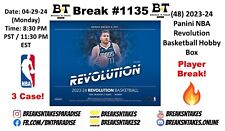 VICTOR WEMBANYAMA 2023-24 NBA Revolution Hobby 3 CASE 48 BOX Break #1135