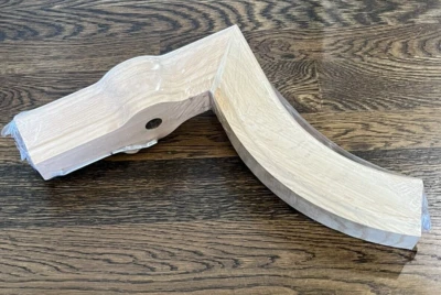 7088 Recto Rojo Roble o Álamo Cuello de Ganso Tapa Escalera Barandilla Foto 1 de 4