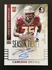 CAMERON ERVING 2015 Panini Contenders Draft Picks Season Ticket RC AUTO #202