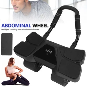 Abdominal Wheel Automatic Rebound Ab Roller Training Abdominal Exercise Machine - Picture 1 of 19