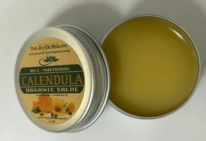 All-Natural Handcrafted Calendula Organic Salve for inflammation, soothe skin - Picture 1 of 10