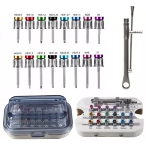 Dental Universal Implantat Prothetik Set Drehmomentschlüssel 16 Schraubendreher Entferner - Bild 1 von 14