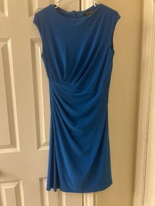 Ralph Lauren blaues Kleid Größe 8 - Bild 1 von 4