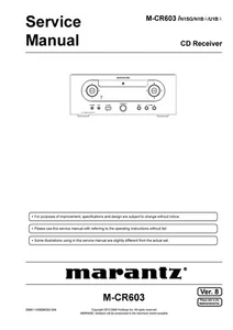 Service Manual-Anleitung für Marantz M-CR 603 - Picture 1 of 1