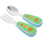  3 Sets Toddler Forks Spoons Baby Self Feeding Stainless Steel Silverware Child