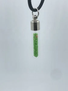 Green - Mustard Seed Necklace (Free Shipping) - Picture 1 of 5