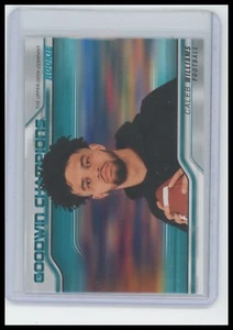 2023 Upper Deck Goodwin Champions #P40 Caleb Williams Platinum Blue Rainbow - Picture 1 of 2