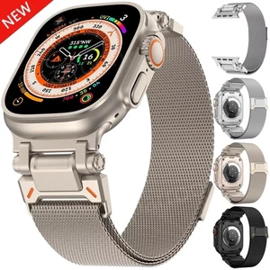 Milanese Metal Magnetic Strap for Apple Watch Series 10 9 8 7 6 5 4 3 SE Ultra 2 - Picture 1 of 40