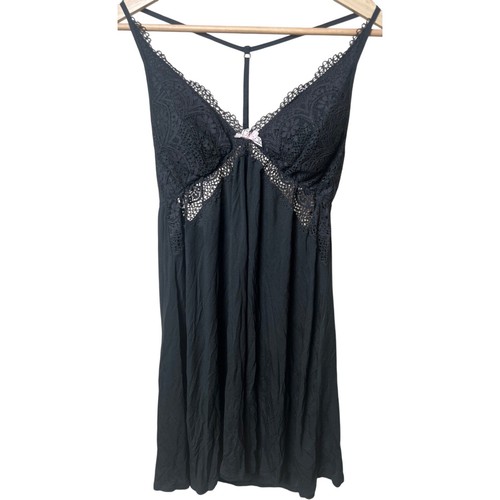 UNDERCOVER Vestito Babydoll Victoria Secret Nero Regolabile Grande