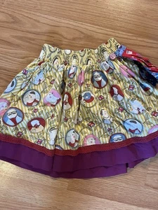 Matilda Jane Paint By Numbers Birds Twirl Skirt Size 8 - Picture 1 of 3