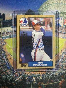 2024 Topps Archives Signature Series Retired Tim Wallach #55 1987 Topps #/80 - Picture 1 of 4