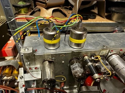 Pair Rare Siemens Klangfilm Haufe 1:2.5 transformers step up microphone vintage - Image 1 of 4