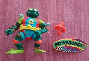 Vintage Teenage Mutant Ninja Turtles Action Figure 1990 Sewer Surfer Mike  - Picture 1 of 6