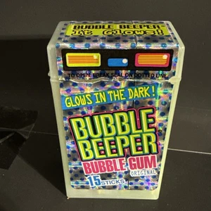 Bubble Beeper Gum Yellow Glow In The Dark, 13 Pieces Of Gum 15 Total Wrappers - Picture 1 of 6