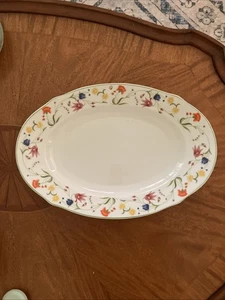 Denby “Tea Party” Fine China Serving Platter 14” - Picture 1 of 3