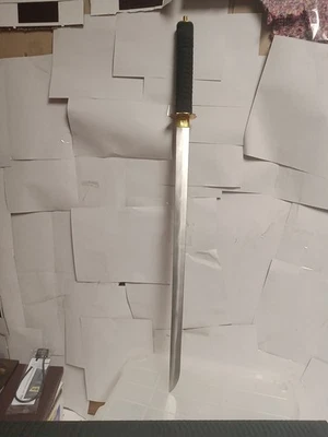 Pakistan 26" Stainless Steel And Brass  Dress Sword Blunted - Image 1 of 4