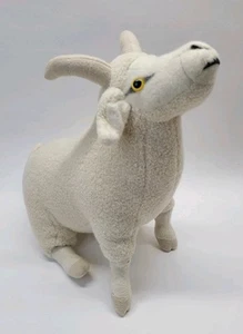 Peluche Saks Fifth Avenue 100 % cachemir cabra 13" raro animal de peluche *defectuoso* - Imagen 1 de 18