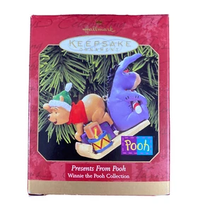 Hallmark Keepsake Ornament 1999 Winnie the Pooh Presents from Pooh NEW IN BOX - Picture 1 of 4