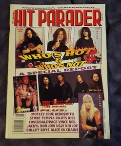HIT PARADER August 1993 music Metallica Centerfold used - Picture 1 of 3