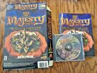 Majesty: The Fantasy Kingdom Sim (PC, 2000) w/Big Box Manual Classic Game !