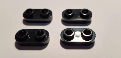 LEGO® 4 x 35480 Platte 1 x 2 schwarz mit 2 offene Noppen 6210270 (NGB)