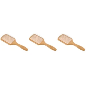 3 Count Föhnbürste Edelstahlkamm Haarbürste Mit Luftpolster Friseurkamm - Bild 1 von 12