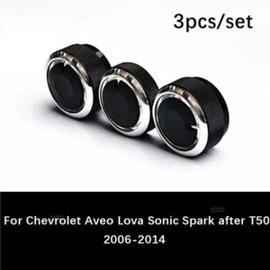 Panel Turning Switch Knob Buttons For Holden Aveo 3Pcs Heater A/C Control Knob - Picture 1 of 13