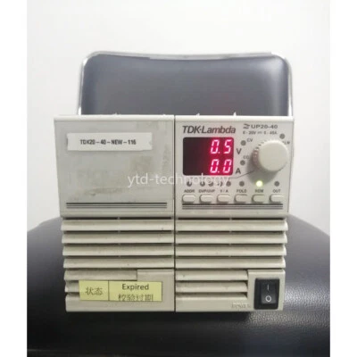 USED TDK-LAMBDA ZUP20-40 0-20V 0-40A Adjustable DC Regulated Power Supply/ - Image 1 of 4