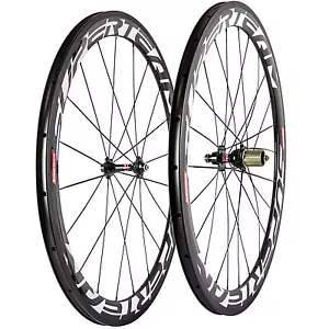 Novatec 271 Hub Carbon Wheelset 50mm Clincher Road Bicycle Glossy Carbon Wheels - Picture 1 of 8