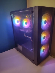 | WINDOWS 11 RGB ATX GAMING PC | INTEL I5 8TH GEN | GTX 1060 | 16GB RAM WIFI | - Afbeelding 1 van 9