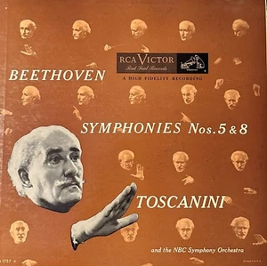 TOSCANINI-Pre-Owned LP.BEETHOVEN SYMPHONIES Nos. 5 And 8 LM-1757- VG/G+ - Picture 1 of 4