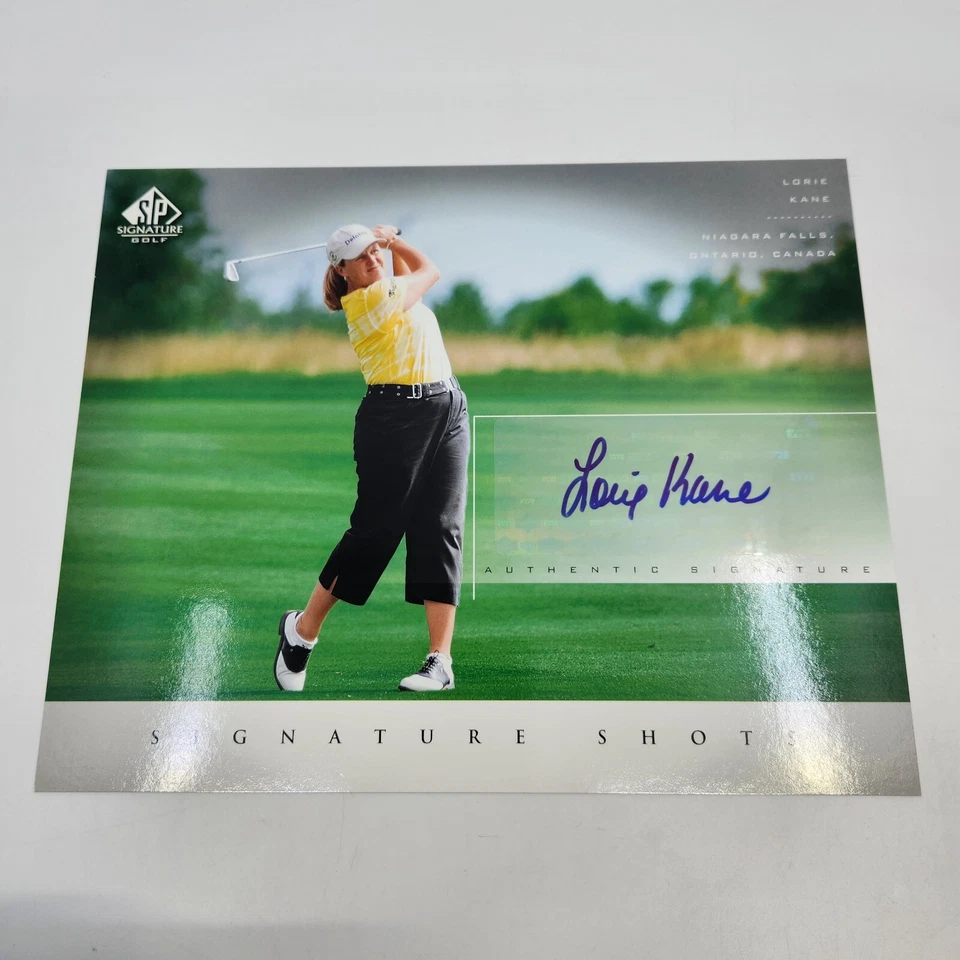 Lorie Kane Autographed Signed Upper Deck 2004 Golf SP Signature 8 x 10 Photo - Image 1 of 3